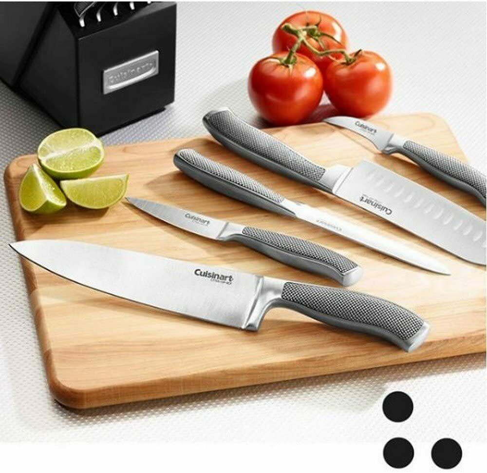 Cuisinart Graphix Collection 15-Piece Stainless Steel Cutlery Knife Block Set - Fresh Stock Dated January 2026
