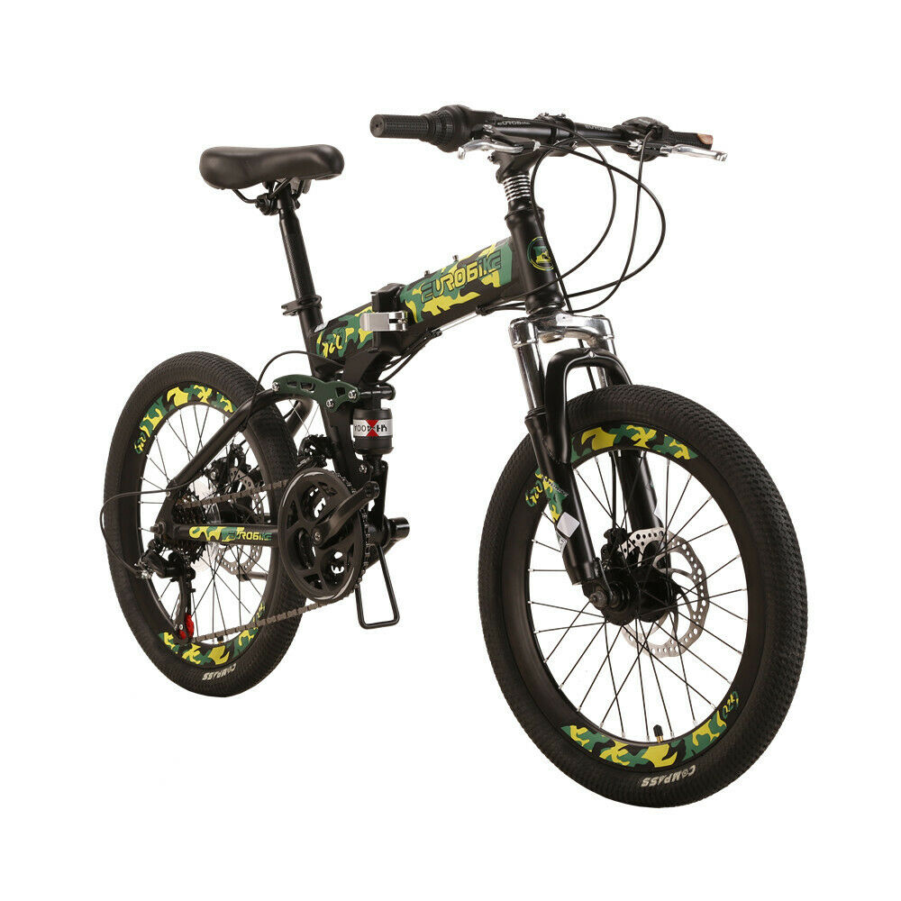 G20 Suspension Folding Bike 20 Muti Spoke Wheel 18 Speed Unisex Youth Bicycle - Fresh Stock Dated January 2026