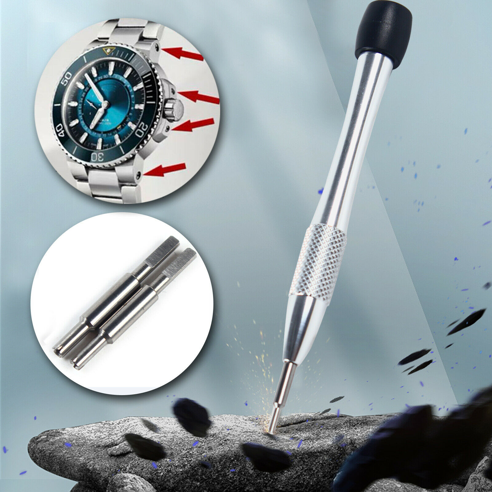 Watch Repair GF8118B Screwdriver Tool Removing Shock Resistant Movement Spring - Fresh Stock Dated December 2025