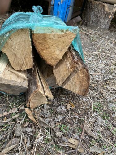 Natural Oak Hardwood Mix Firewood Bundle for Fireplace & BBQ - Fresh Stock Dated December 2025