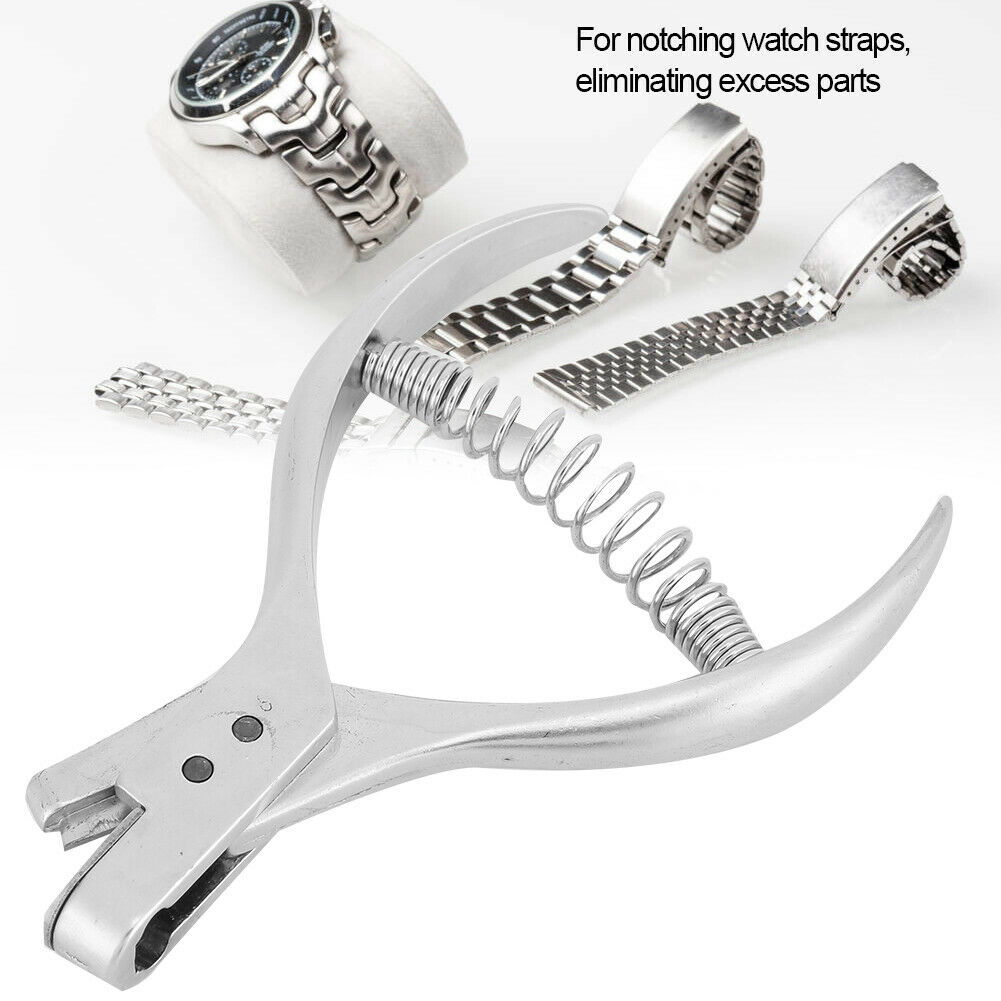 Leather Strap Incision Cutting Pliers Watchband Notching Plier Watch Repair Tool - Fresh Stock Dated December 2025