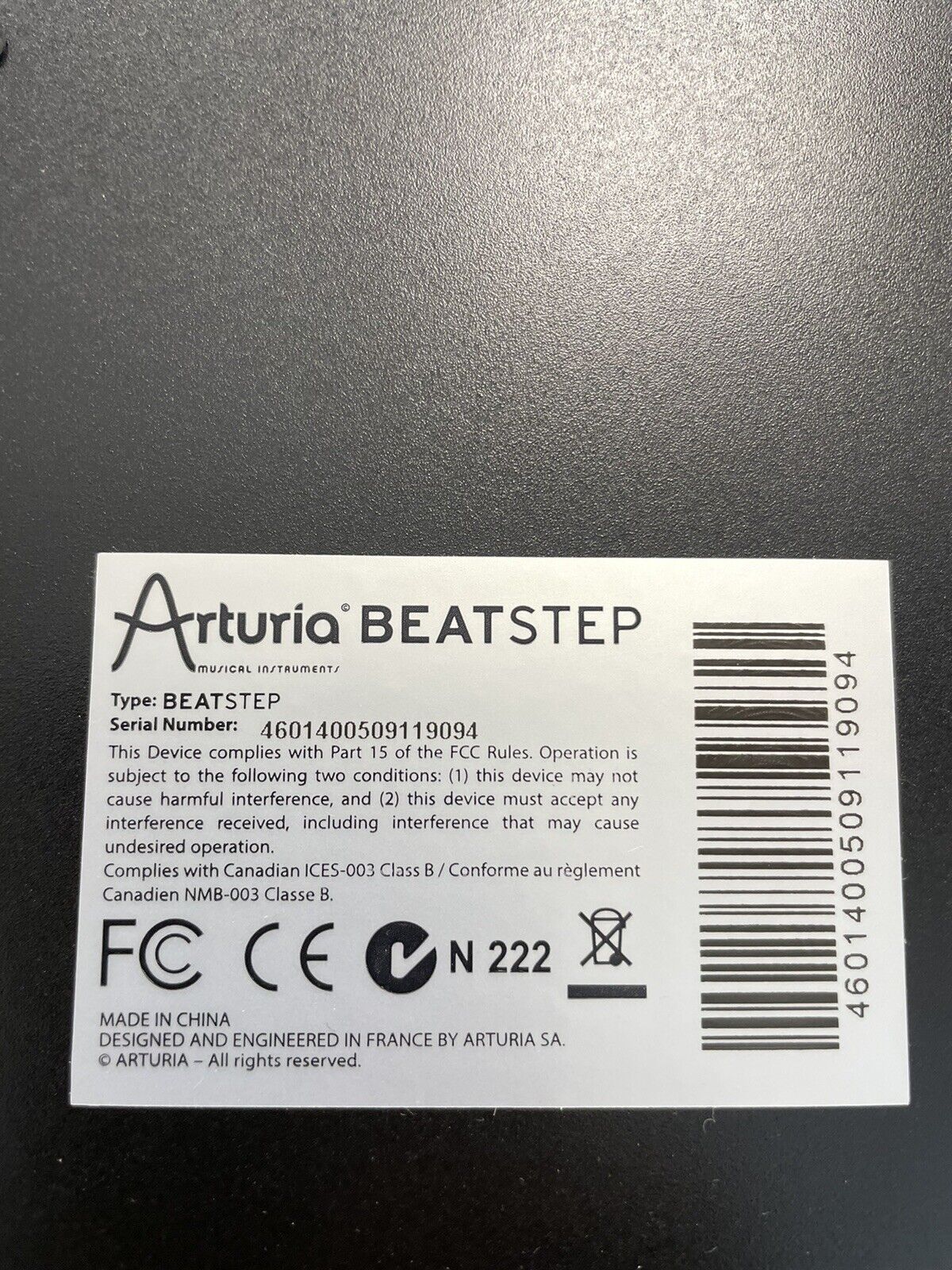Arturia BeatStep USB MIDI Controller / Sequencer - Fresh Stock Dated December 2025