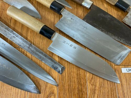 Japanese Chef's Kitchen Knife Set 12 Piece DEBA NAKIRI YANAGIBA from Japan UK238 - Fresh Stock Dated January 2026