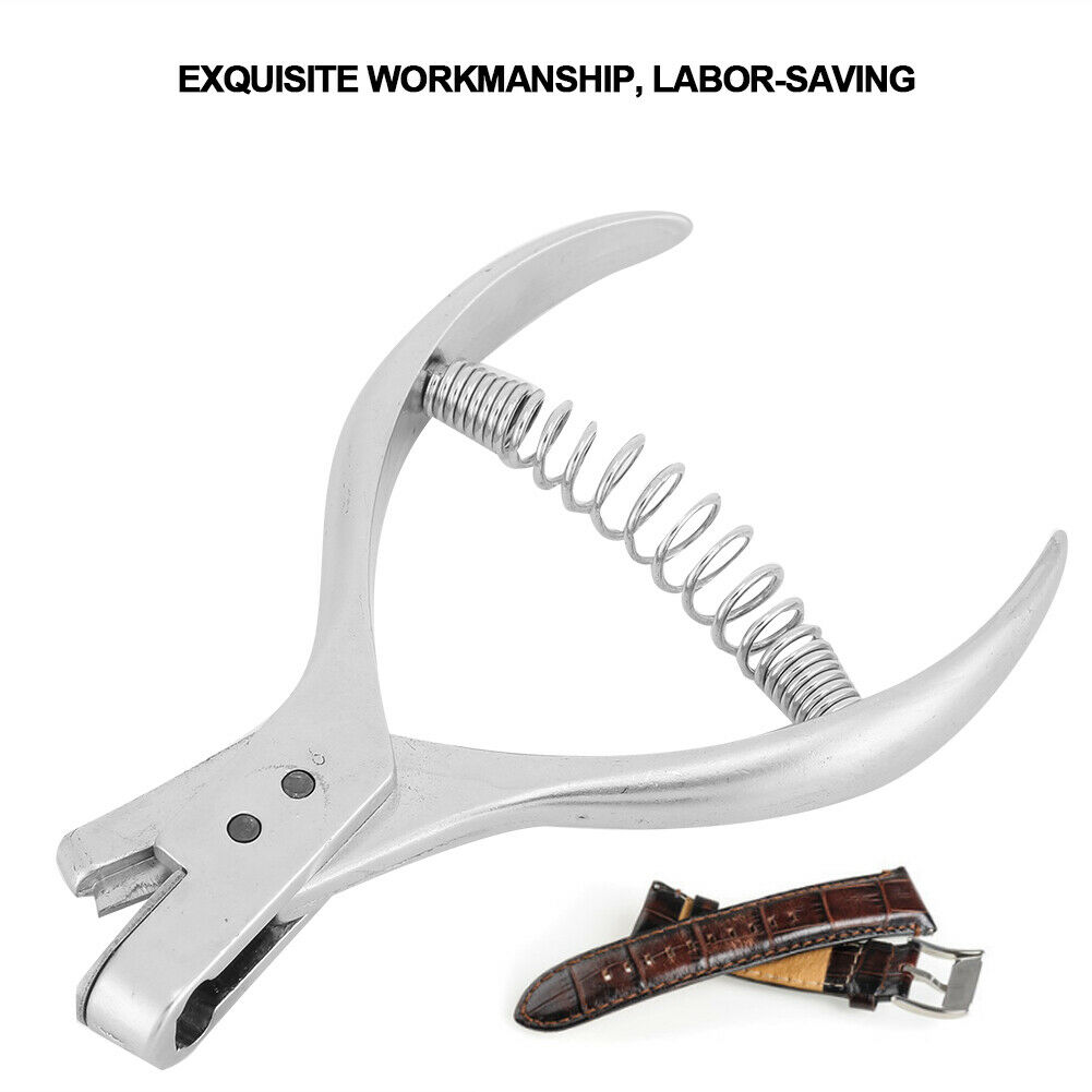 Leather Strap Incision Cutting Pliers Watchband Notching Plier Watch Repair Tool - Fresh Stock Dated December 2025