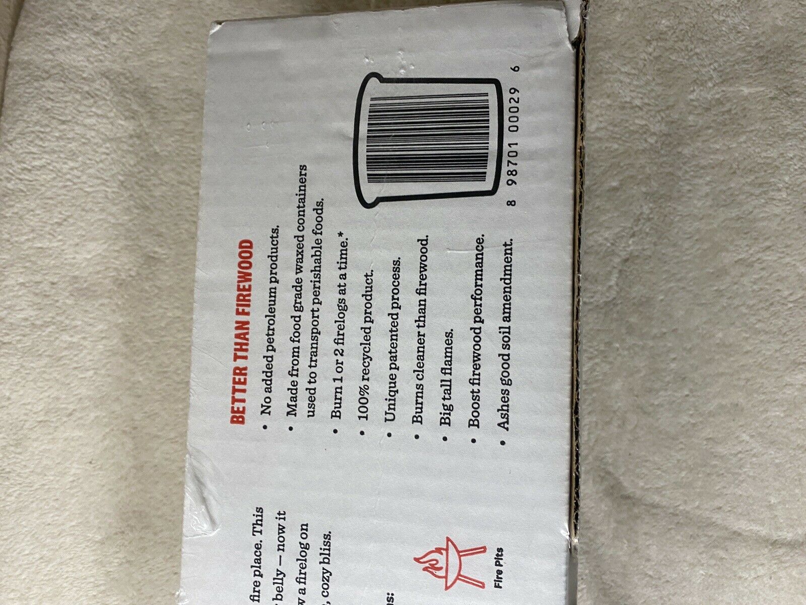 NEW KFC Fire Wood Log with 11 Herbs & Spices - Simply Light and Enjoy The Aroma - Fresh Stock Dated December 2025