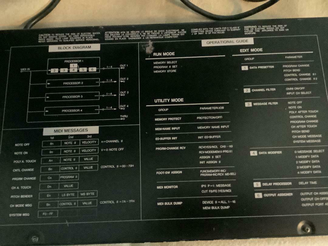 Yamaha MEP4 Midi Processor.Tested & Working - Fresh Stock Dated December 2025