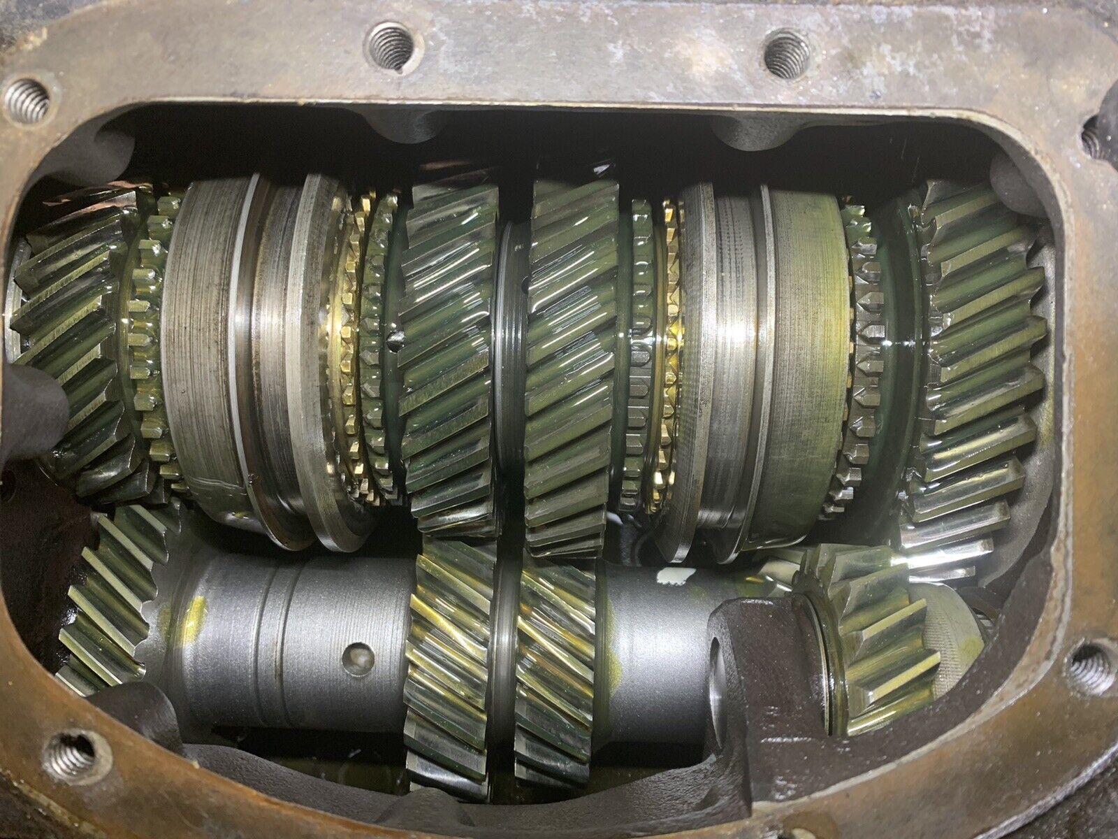 Ford Borg Warner T10 4 Speed Transmission Galaxy XL 1962-Up 23 Spline J17671 - Fresh Stock Dated December 2025