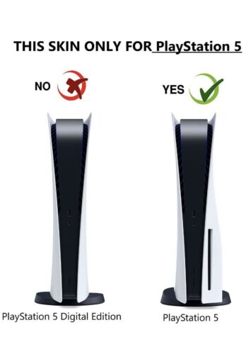 Vinyl Nike Design Skin Decal Sticker for PS5 Console Controllers - Disk Version - Fresh Stock Dated February 2026