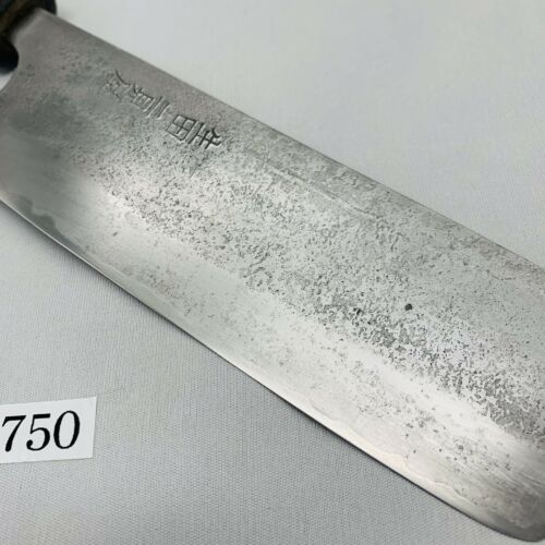 <Used> Japanese Chef's Kitchen Knife Blue Steel Nakiri 160/290 From Japan SS750 - Fresh Stock Dated January 2026