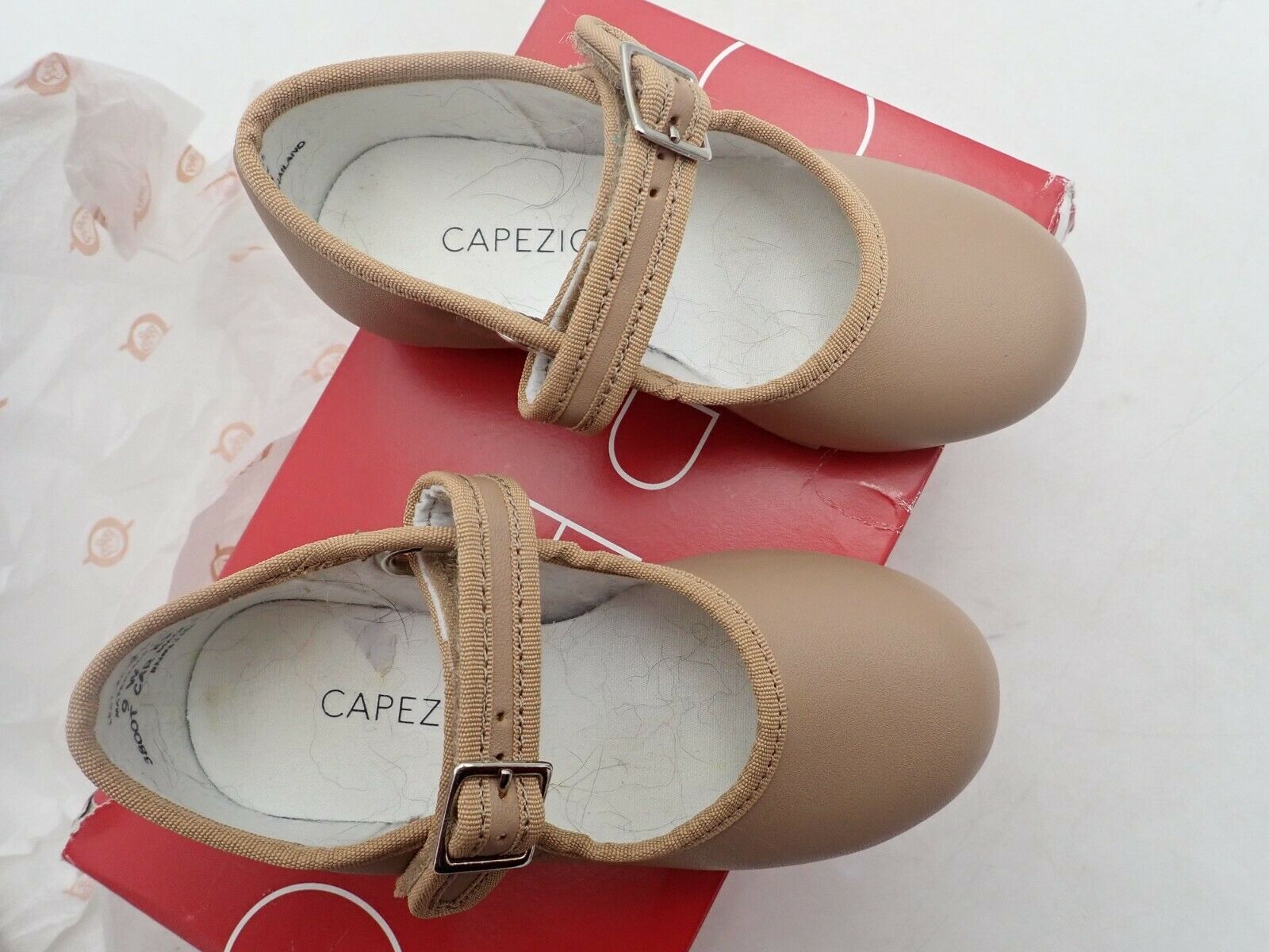Capezio  Toddler-girls 3800 Mary Jane Tap Shoe , Caramel, 9 W Toddler - Fresh Stock Dated December 2025