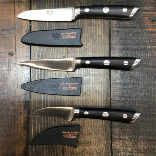 DALSTRONG Paring Knife Set - 3 Piece - Gladiator Series - USED - Fresh Stock Dated January 2026
