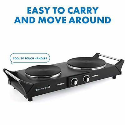 1800W Hot Plate Portable Electric Stove Cast Iron Stove Double Burner - Fresh Stock Dated January 2026