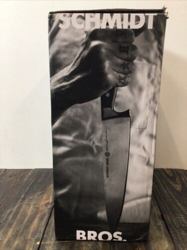 SCHMIDT BROS. 10 Piece Set With Knife Block - New in open box - Fresh Stock Dated January 2026