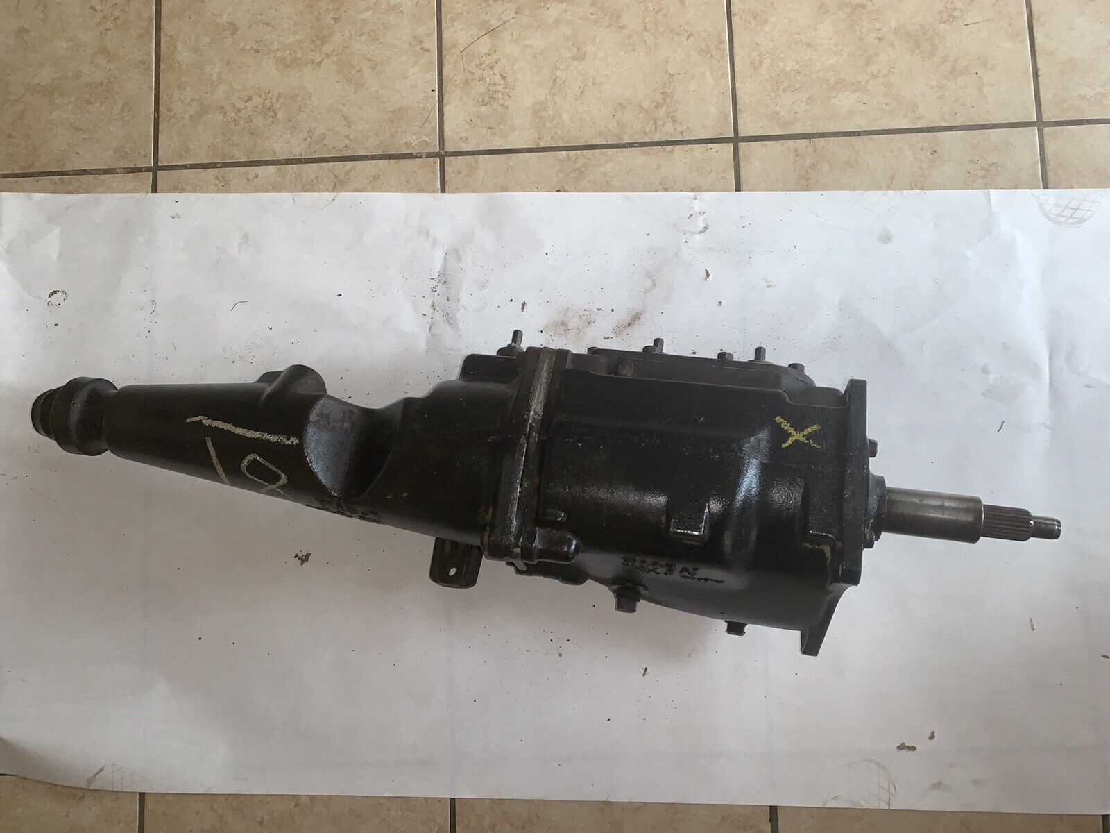 Ford Borg Warner T10 4 Speed Transmission Galaxy XL 1962-Up 23 Spline J17671 - Fresh Stock Dated December 2025