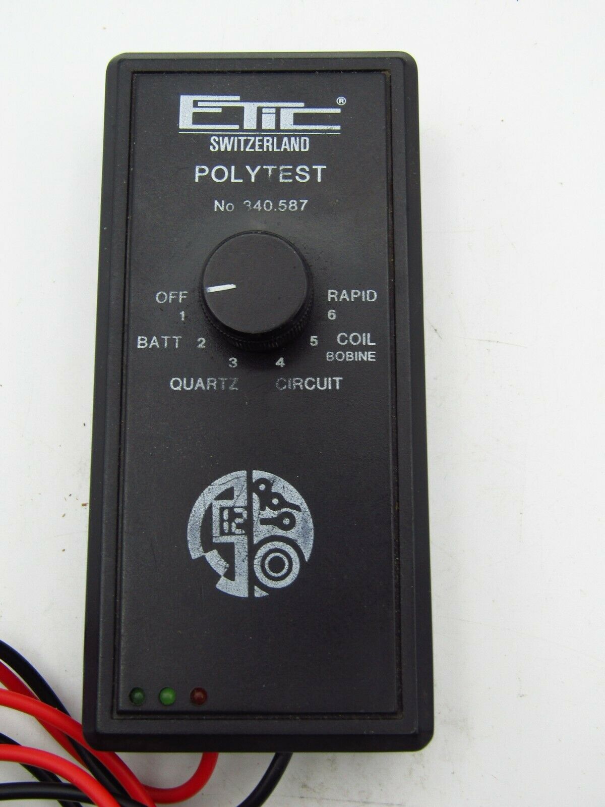 ETIC WATCH POLYTEST No. 340.587 WORKING MACHINE w/ REWORKED CLAMPS w2 - Fresh Stock Dated December 2025