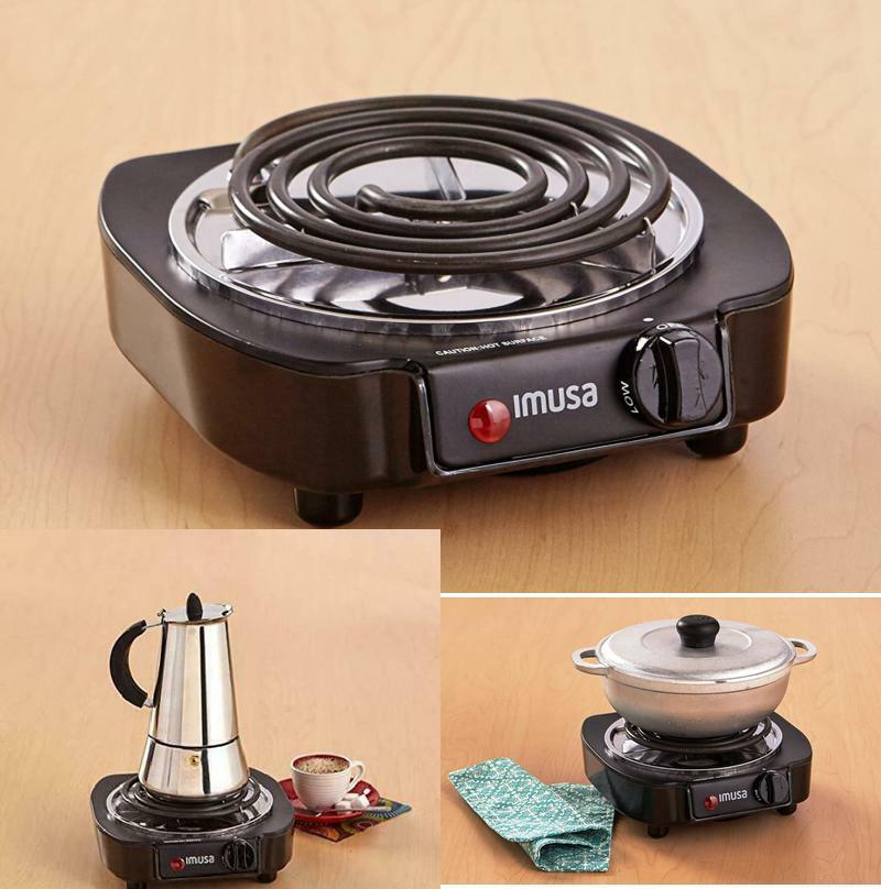 Electric Camping Stove Single Burner Cooking Cooktop Portable Travel Outdoor TOP - Fresh Stock Dated February 2026