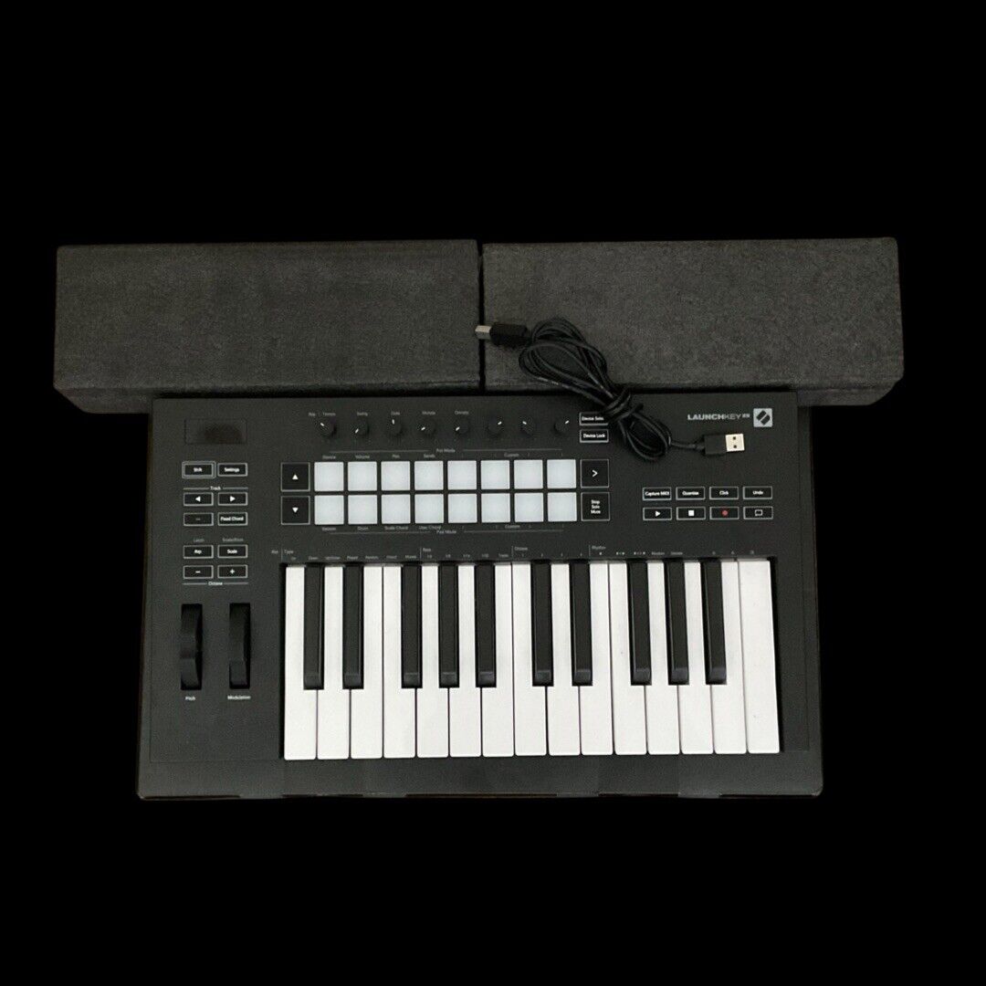 Novation Launchkey Mini MK3 25-Note USB Keyboard Controller w/ USB Cord - Fresh Stock Dated December 2025