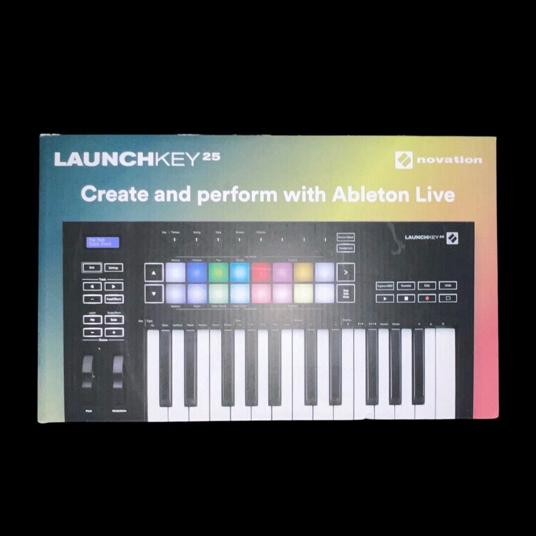 Novation Launchkey Mini MK3 25-Note USB Keyboard Controller w/ USB Cord - Fresh Stock Dated December 2025