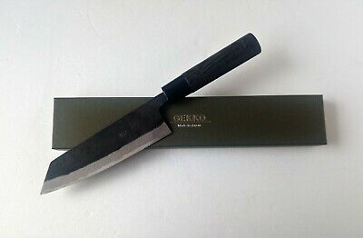 Japanese GEKKO Blue Steel Thicker Blade Bunka Knife 170mm C1 Handle #2701 - Fresh Stock Dated January 2026