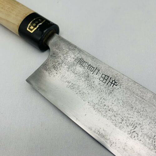 <Used> Japanese Chef's Kitchen Knife Blue Steel Nakiri 160/290 From Japan SS750 - Fresh Stock Dated January 2026