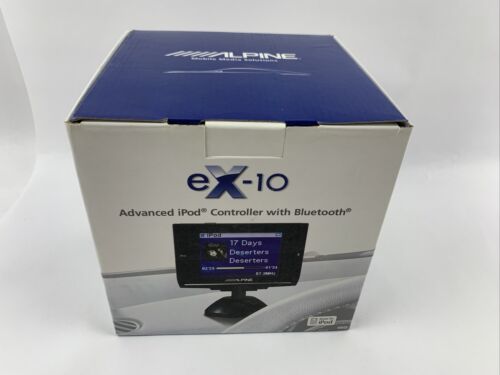 Alpine EX-10 Bluetooth Mp3 iPod Control New Open Box Car Music Player - Fresh Stock Dated January 2026