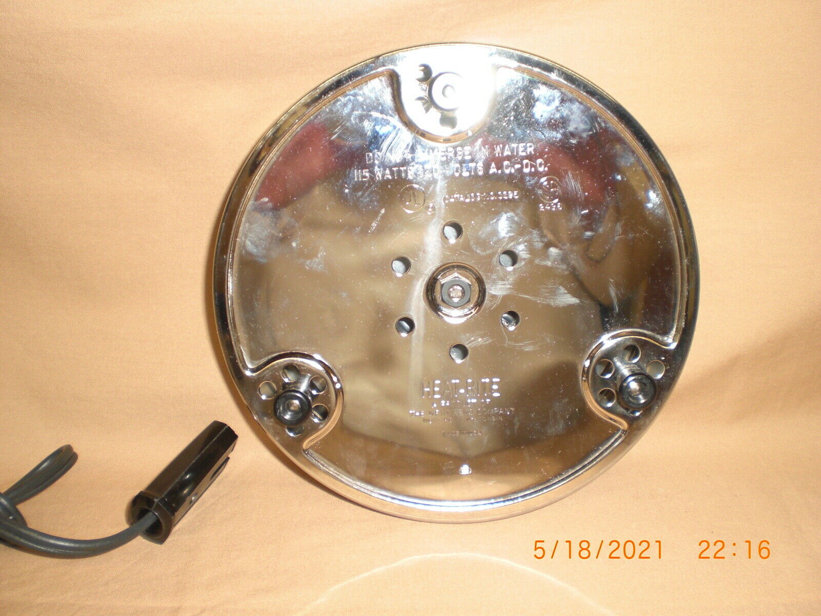Vintage WEST BEND Heat-Rite electric Hot Plate Base # 3295 Works Great - Fresh Stock Dated February 2026