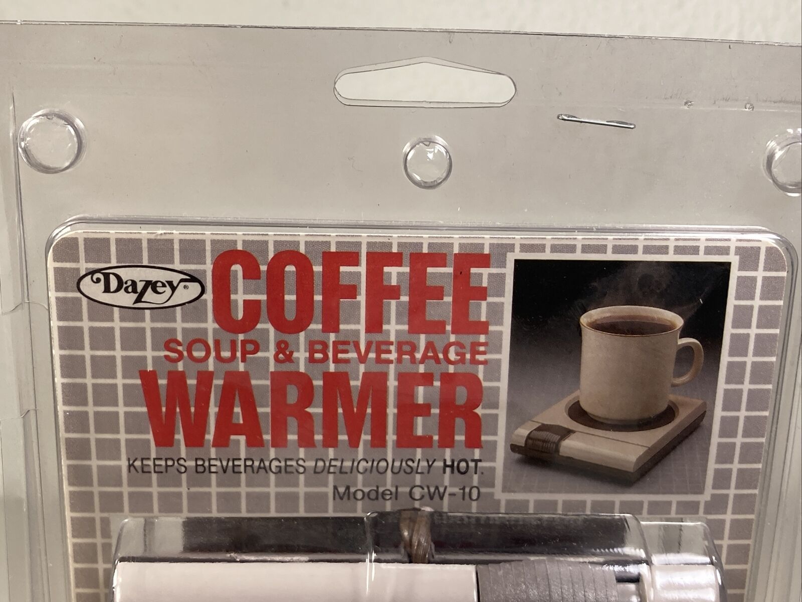 VINTAGE DAZEY 25 Watt Coffee/TEA/ Soup Cup Mug Beverage Warmer CW-10 - Fresh Stock Dated February 2026