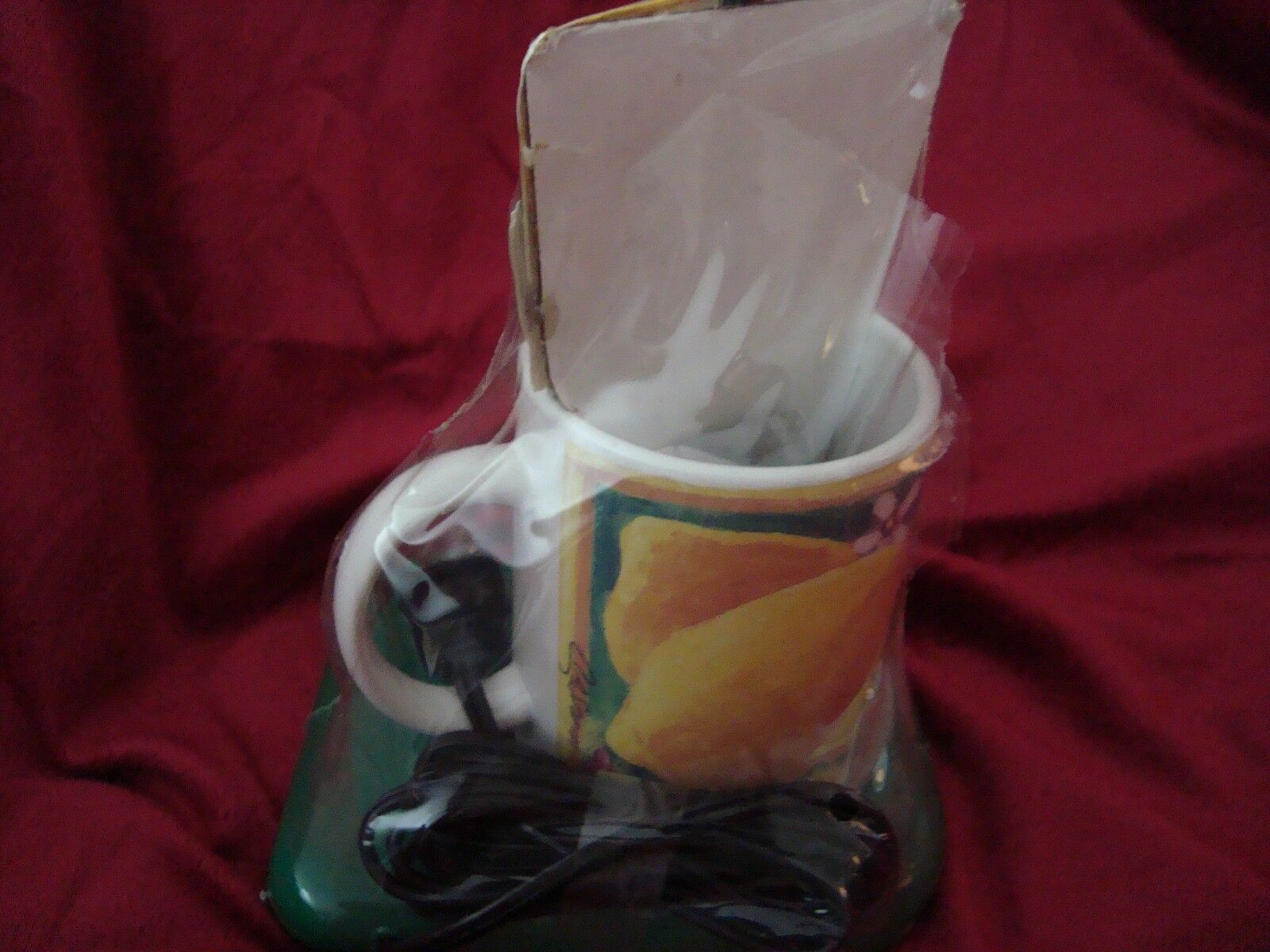 Cup & Electric Warmer Coffee Tea Soup Mug Citrus Design NEW NOS Gourmet Gifts - Fresh Stock Dated February 2026