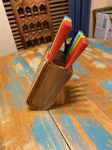 Fiesta Merengue 13 PC Cutlery Set W Block Kitchen Knifes Designer Set - Fresh Stock Dated January 2026