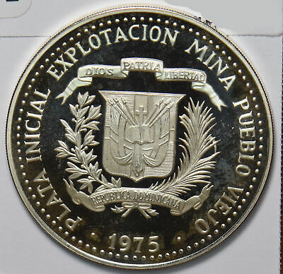 Dominican Republic 1975 10 Pesos Proof D0096 combine shipping - Fresh Stock Dated December 2025