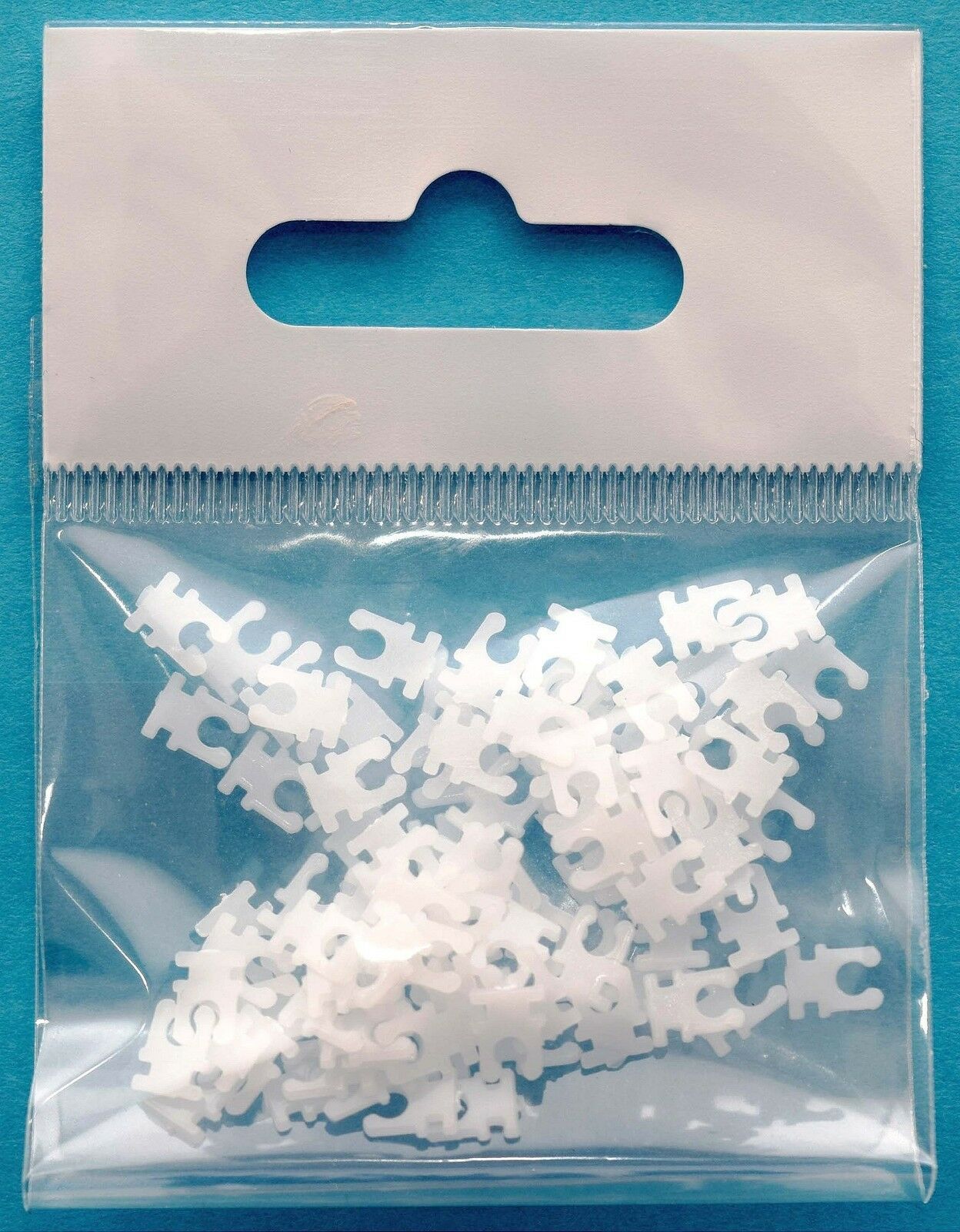 100 x NEW Crown Time Stopper WHITE Plastic Watch Battery Saver Clip stem lock - Fresh Stock Dated December 2025