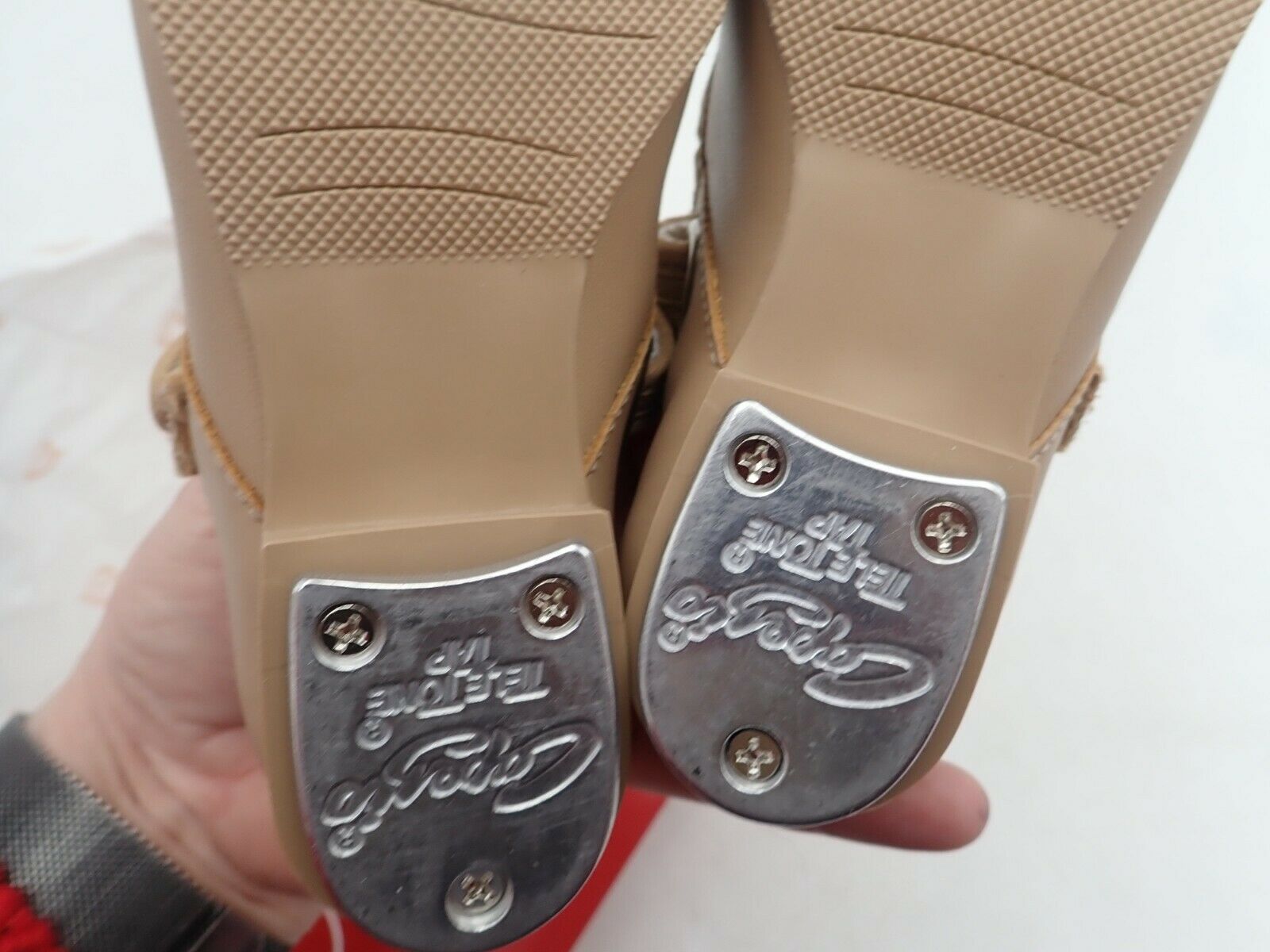 Capezio  Toddler-girls 3800 Mary Jane Tap Shoe , Caramel, 9 W Toddler - Fresh Stock Dated December 2025