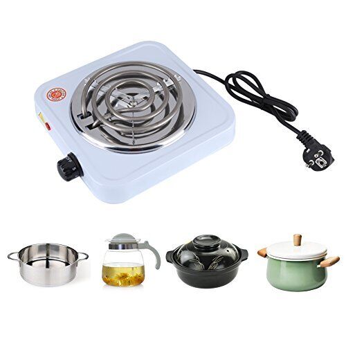 Fdit 220V 1000W Portable Electric Stove Hot Plate Kitchen Adjustable Coffee H... - Fresh Stock Dated February 2026
