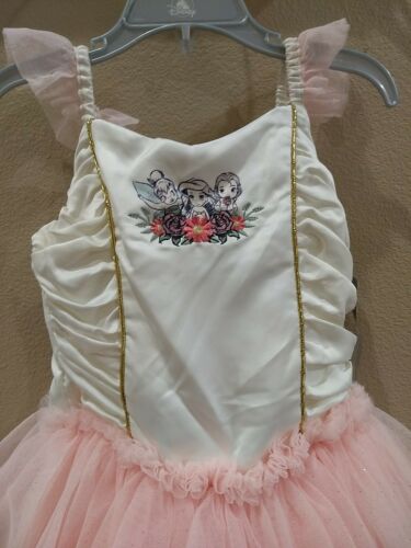 Disney princess Leotard Tutu Dress Ruffle Tuele Sparkly Size 5/6 Dance Costume - Fresh Stock Dated December 2025