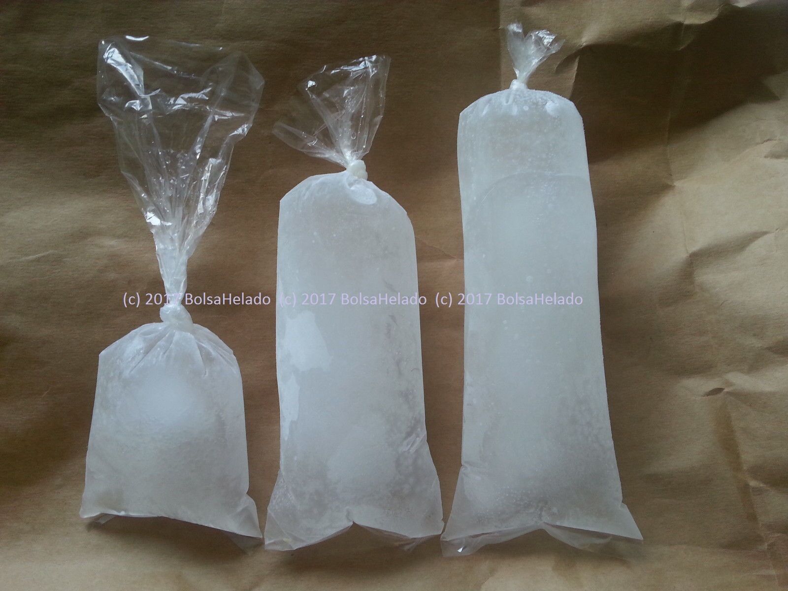 BolsaHelado -La Original- 100 BOLSAS plasticas para HELADOS Bolsitas para Bolis - Fresh Stock Dated January 2026