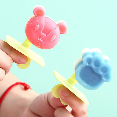 Popsicle Mold Ice Cream Pops Maker Cavities Silicone DIY Homemade Tray 6 Grids. - Fresh Stock Dated February 2026