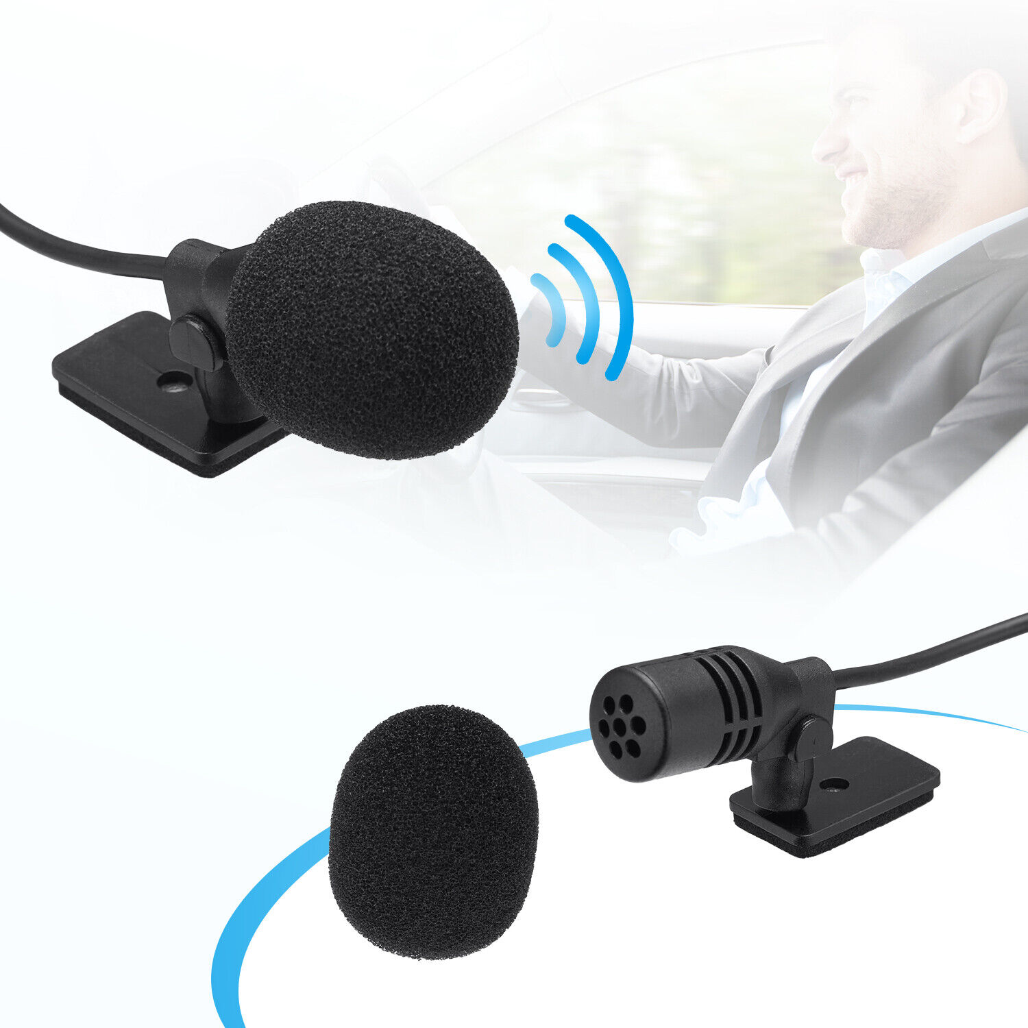 3.5mm Microphone Car Radio Stereo GPS Enabled Audio DVD External Mic - Fresh Stock Dated January 2026