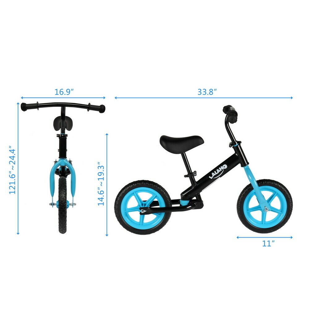 LALAHO Balance Bike Kids No-Pedal Learn To Ride Pre Bike 11