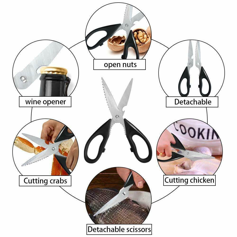 Knife Set, 15-Piece Kitchen Knife Set with Block Wooden, Manual Sharpening - Fresh Stock Dated January 2026