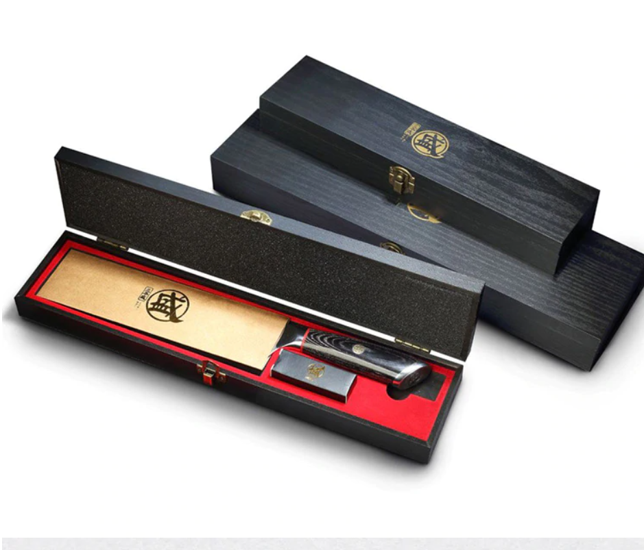 Premium Quality Japanese Knife Chef Knives MITSUMOTO SAKARI Damascus Steel Handc - Fresh Stock Dated January 2026