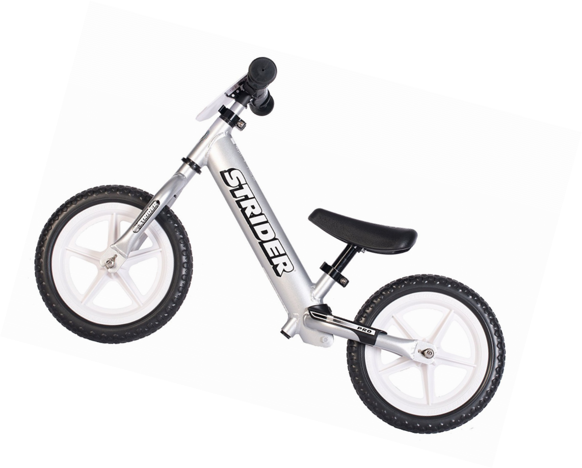 Strider 12 Pro All-Aluminum No-Pedal Kids Balance Bike New! Pre Learner 12