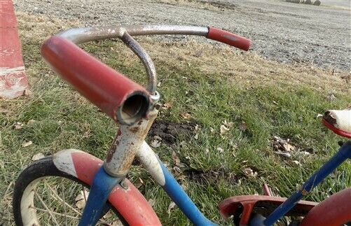 Murray Childs Bike Red White Blue Bicycle Troxel Seat Clipper Tires Vintage - Fresh Stock Dated December 2025