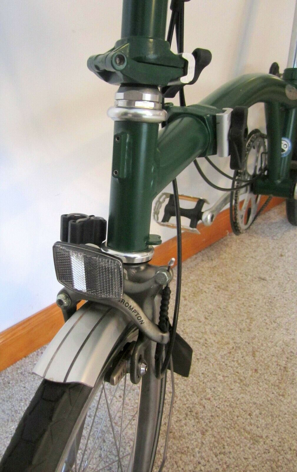 Brompton Superlight Titanium Folding Bike M3LX – 2000 Racing Green - Very Nice - Fresh Stock Dated December 2025