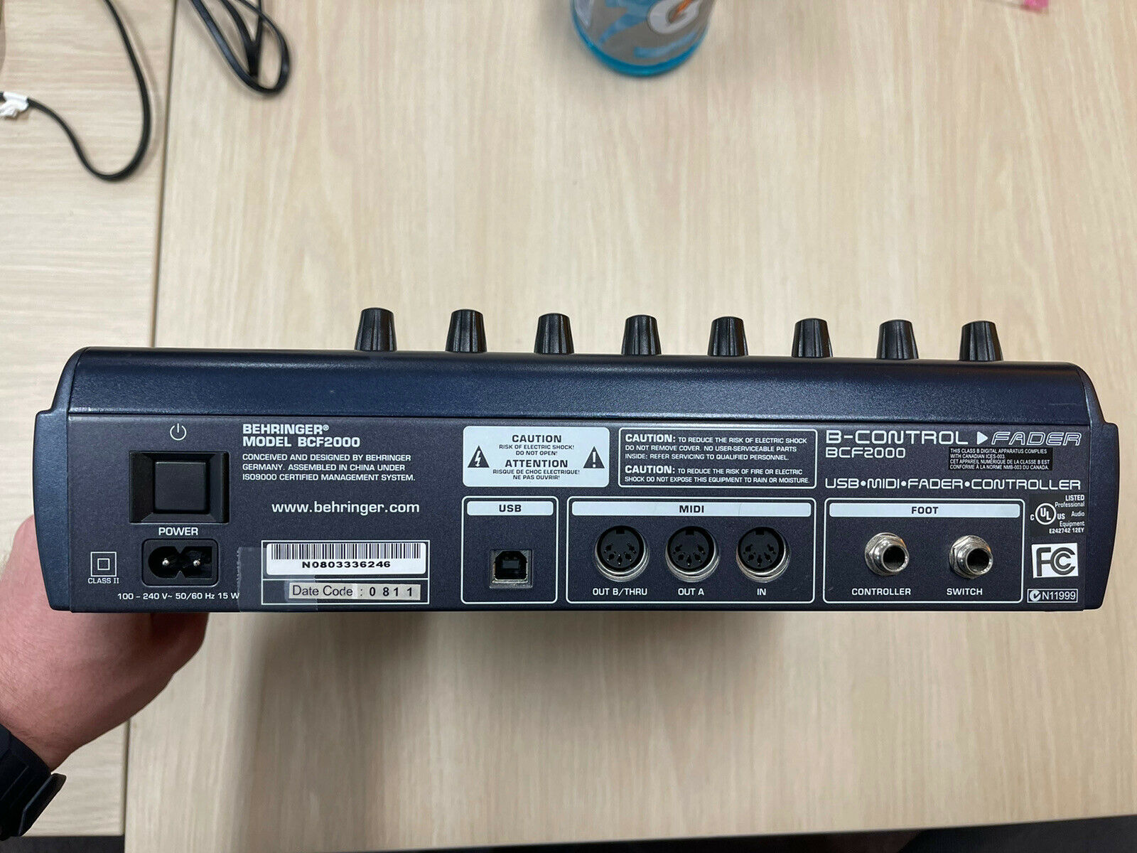 Behringer B-Control Fader BCF2000 USB/MIDI controller - Fresh Stock Dated December 2025