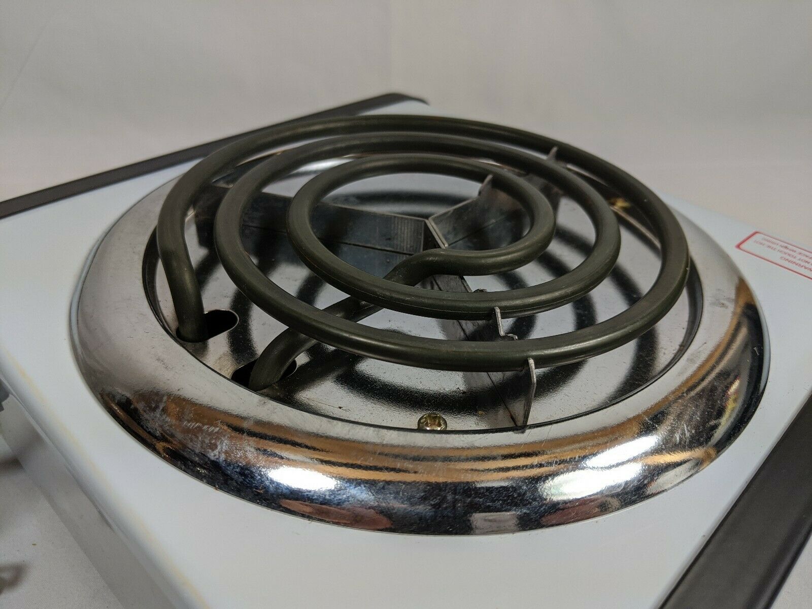 Aroma Electric Range Single Eye Burner AHP-301 White (ps3mer) - Fresh Stock Dated February 2026