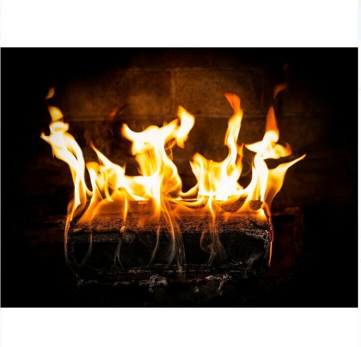 Pine Mountain Traditional 3-Hour Single Firelog, Big Flames., 6 packs, Brown - Fresh Stock Dated January 2026
