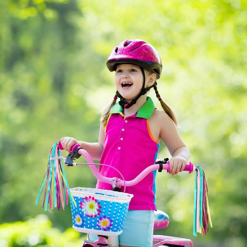 2 Pairs Handlebar Streamers Creative Colorful Streamers for Bicycles - Fresh Stock Dated January 2026