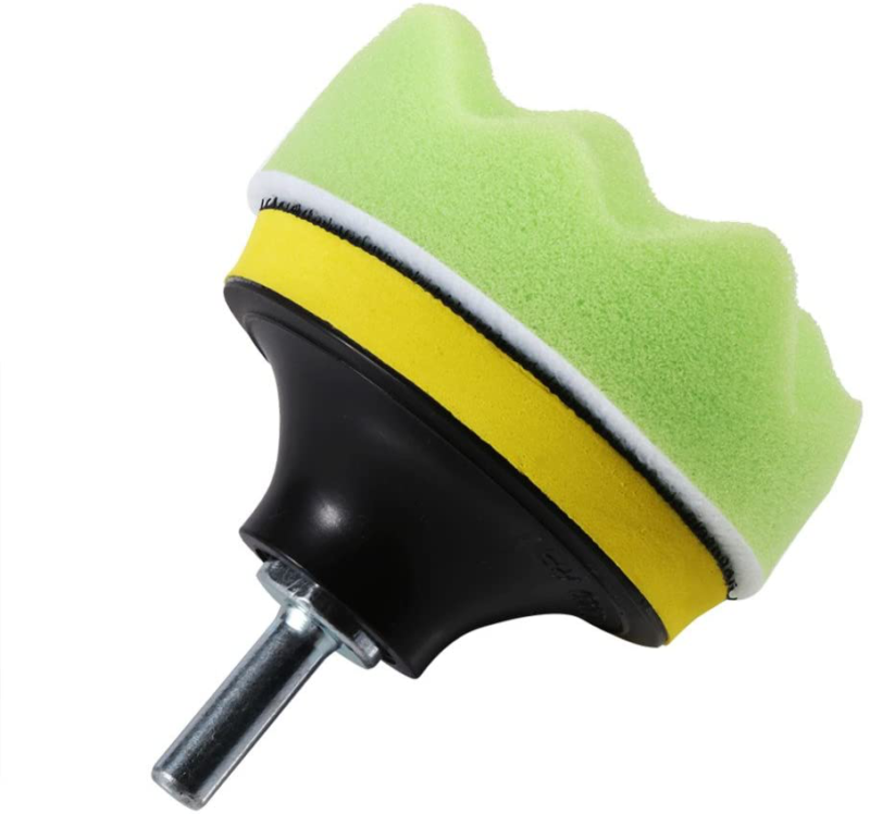 Pulidora de autos para brillar carro mini de 3 inches adaptador pa taladro 18pcs - Fresh Stock Dated February 2026