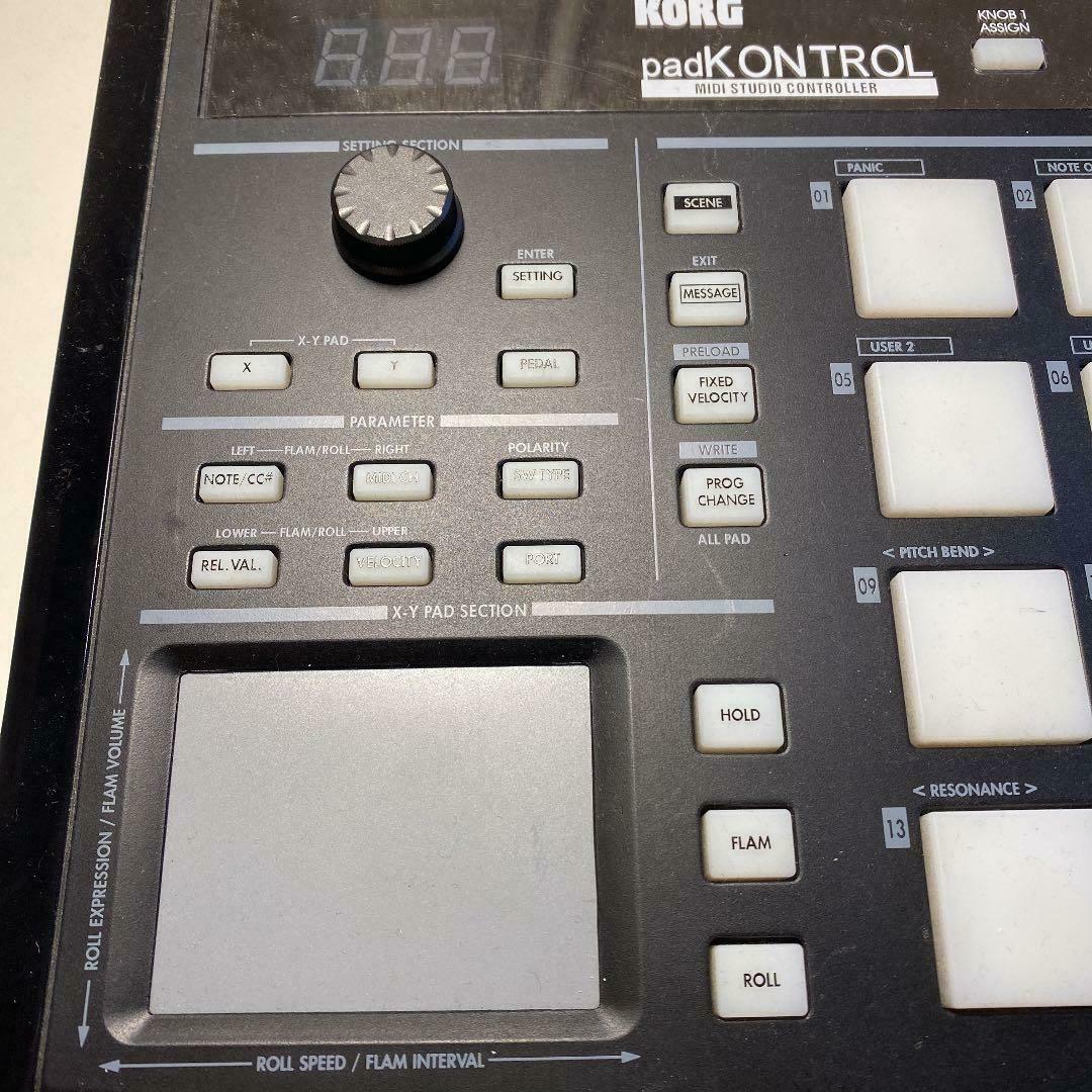 Korg padKONTROL MIDI Studio Controller Black Used Good Condition F/S from Japan - Fresh Stock Dated December 2025