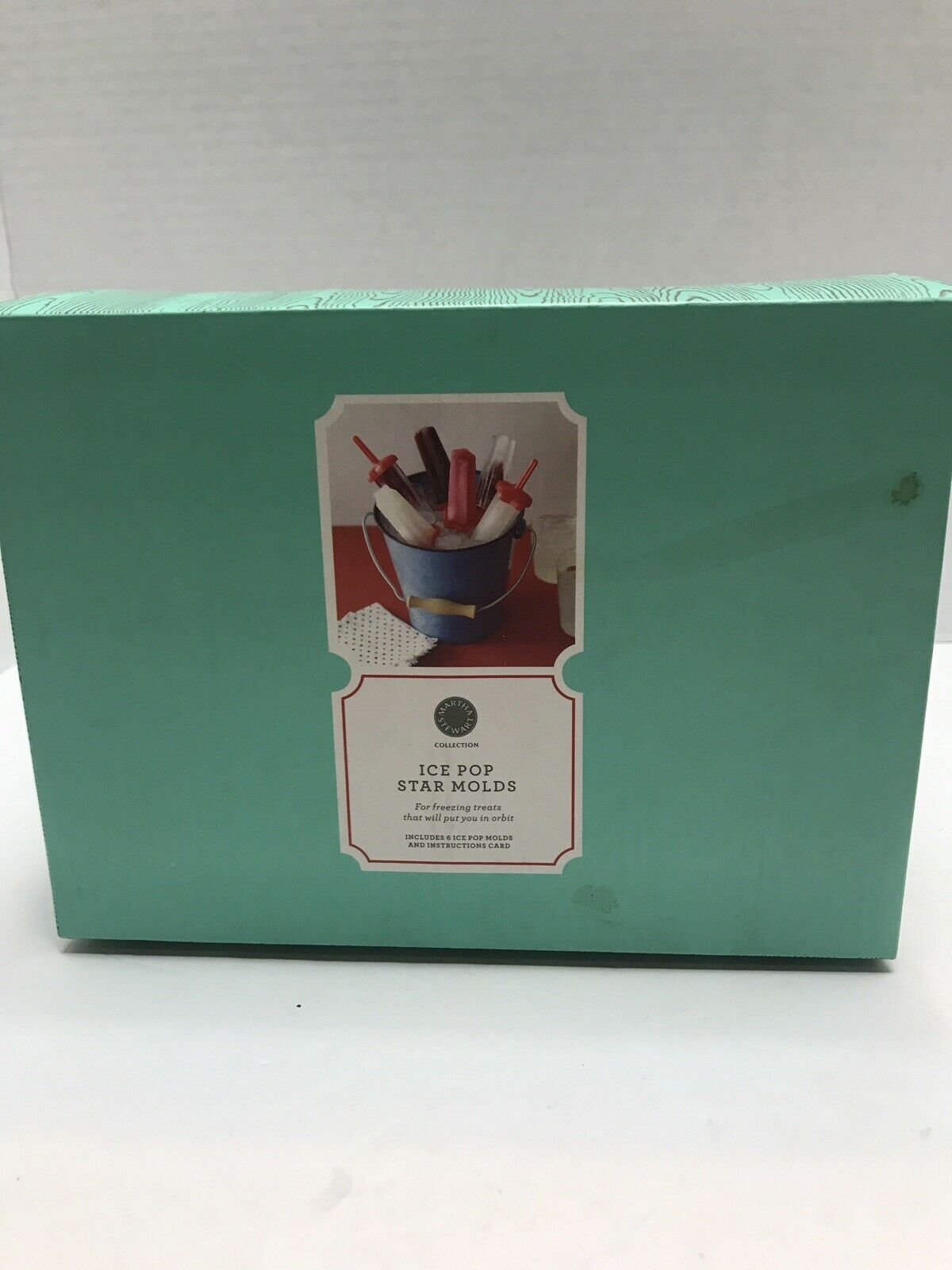 Martha Stewart Collection Ice Pop Star Popsicle Molds Set of 6 New - Fresh Stock Dated February 2026